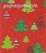 Geschenkpapier Weihnachtsbäume