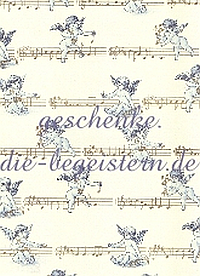 Geschenkpapier Musikengel