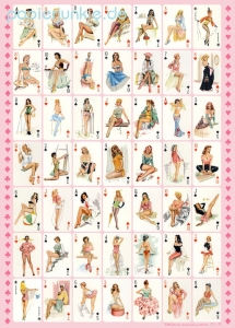 Poster-Geschenkpapier Pin Ups