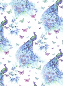 Geschenkpapier Pfau, Peacock