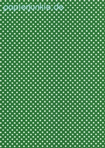 Geschenkpapier Punkte, Pois verde (Grafiche Tassotti)