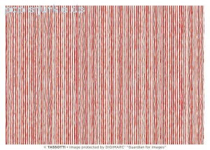 Geschenkpapier Rote Streifen, Righe rosse (Grafiche Tassotti)