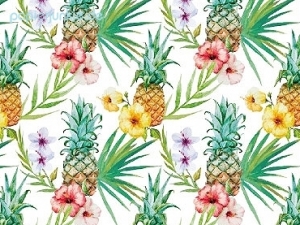 Geschenkpapier Ananas