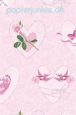 Geschenkpapier Romantic Hearts, Herzen